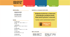 Desktop Screenshot of elsat.cz