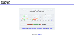 Desktop Screenshot of info.elsat.cz
